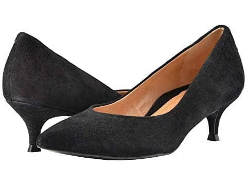 Vionic Women's Josie Kitten Black Suede - Image 3