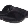 Vionic Women's Relax Hook & Loop Slippers Black