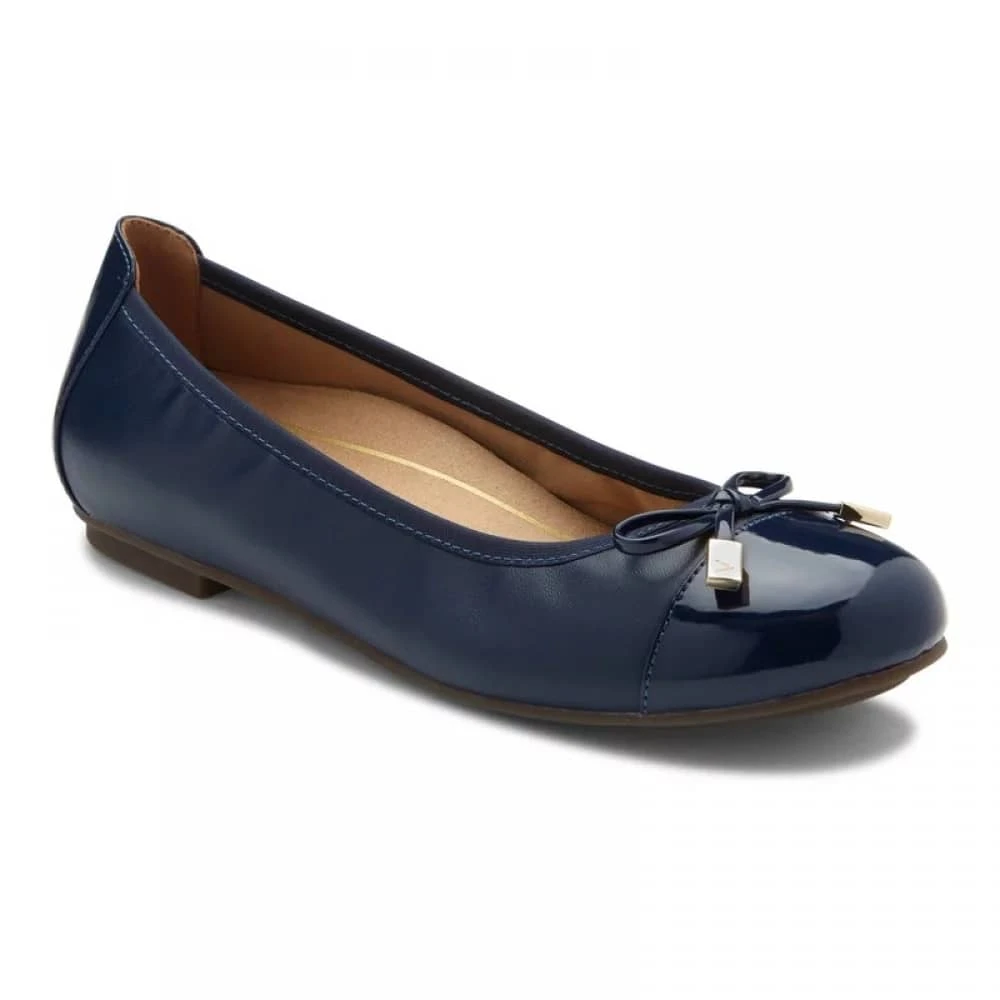 Vionic Women's Minna Ballet Flat Navy - Image 2